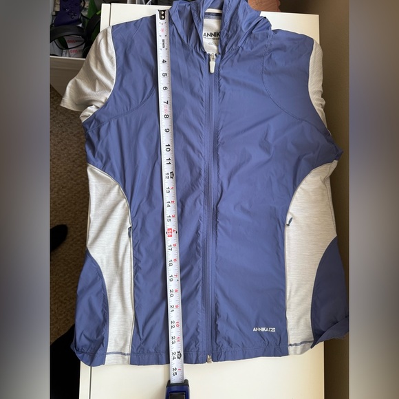 Annika Cutter & Buck Weathertec Short Sleeve Hybrid Flex Full Zip Hooded Jacket - Picture 10 of 10
